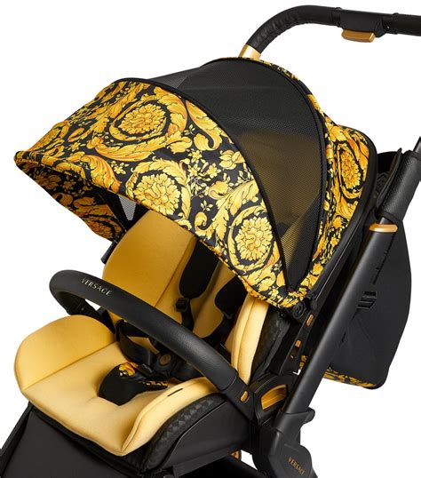 versace kinderwagen wit|versace barocco baby stroller.